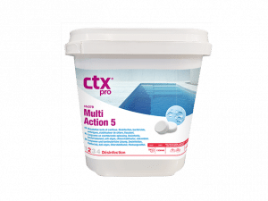 Chlore lent multi-fonctions galet 250 g – Seau 5 kg